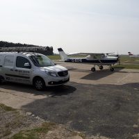 Caught On Camera Van at Andrews Field Aviation Aerodrome