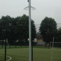 CCTV overlooking school football ground