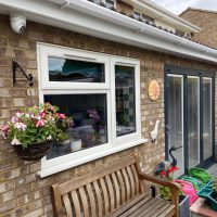 Rear of property secured by CCTV camera