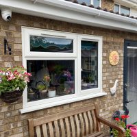 CCTV camera installation on rear of domestic property