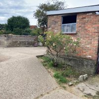 Equestrian farm with cctv on outbuilding