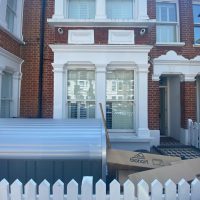 Georgian house in Chiswick with newly installed cctv cameras