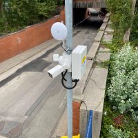 CCTV system overlooking street